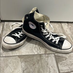 Converse Black and White High-Tops